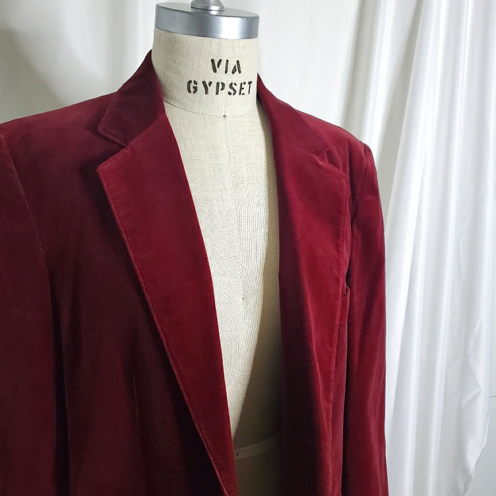 VINTAGE Claybrooke Velvet Sport Coat